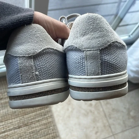 Birkenstock Bend Low Canvas Suede Sneaker Shoe Size 41 - Picture 3 of 4